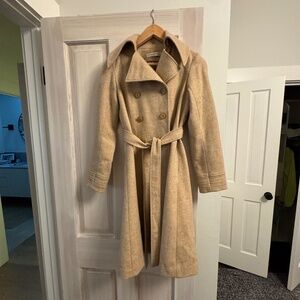 Susana Monaco size XS Wool Coat beige